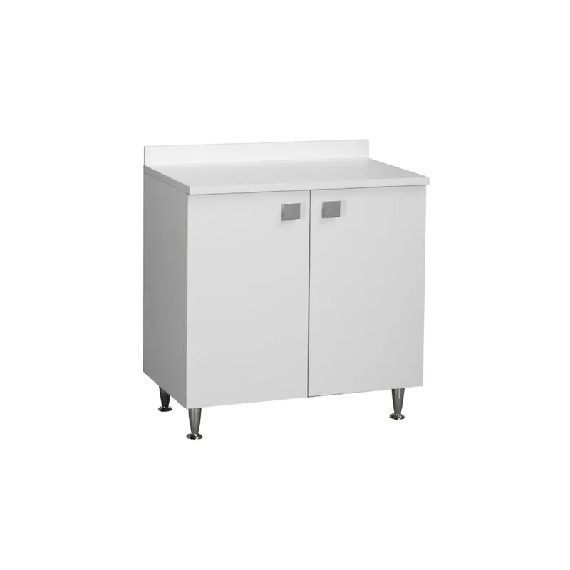 Base cucina 2 ante bianco frassino, 80x81x50