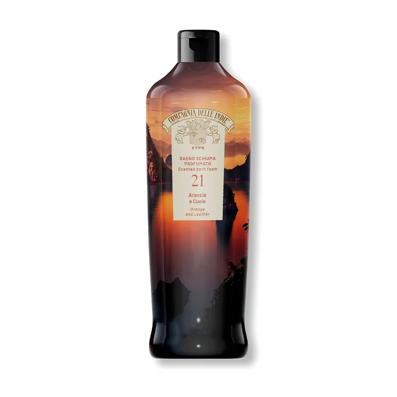 Bagno Schiuma Profumato Compagnia delle Indie 500 ml - Arancia e Cuoio