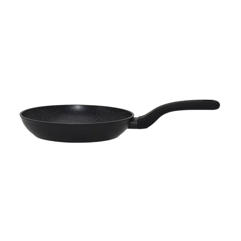Padella Urania Nera d 22 cm con 2 Strati Effetto Marmorizzato - per Tutti i Fuochi - Uso Universale