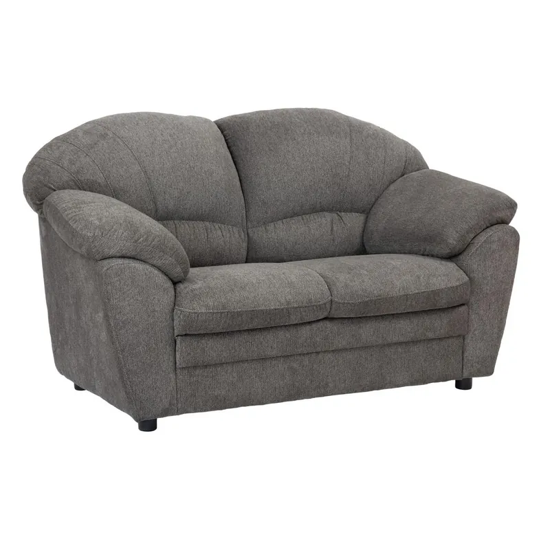 Divano Melissa 2 Posti Grigio 160x95x83cm - Made in Italy