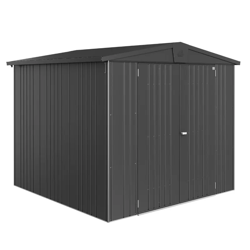 Biohort Casetta porta Attrezzi Europa in Metallo 172x156x196cm Grigio Scuro
