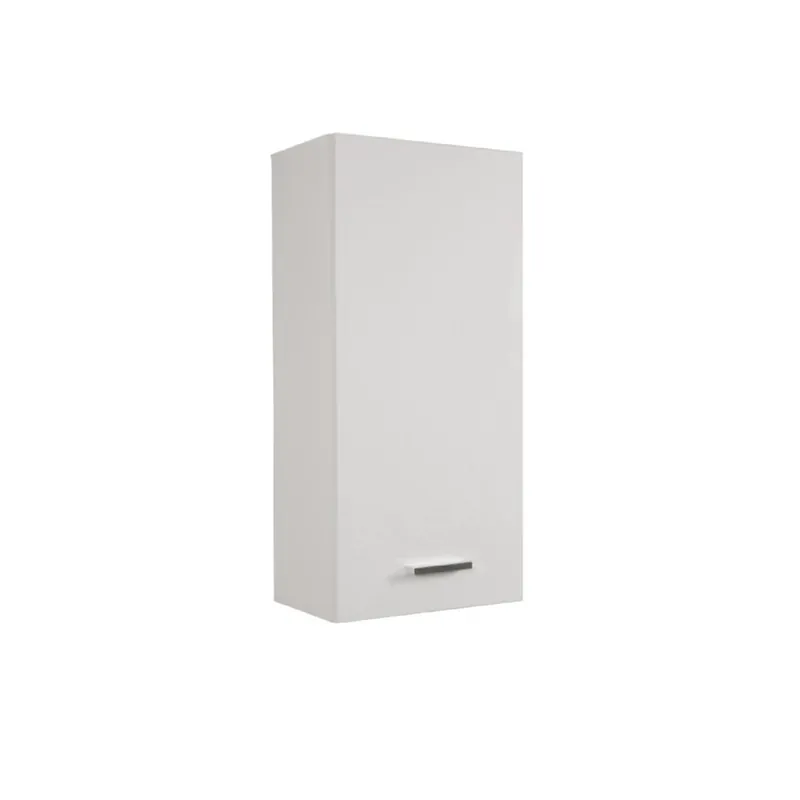 Mobiletto pensile sospeso per bagno bianco 1 anta